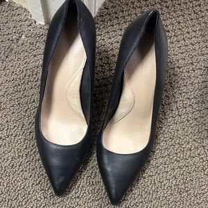 Banana Republic Black Leather Heels